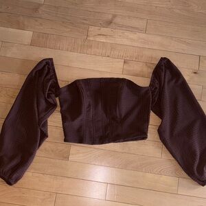 Wild Fable Dark Brown Blouse